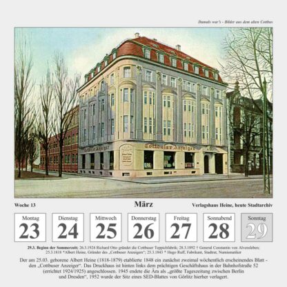 Kalenderblatt KW 13 klein