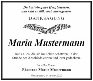 Danksagungen